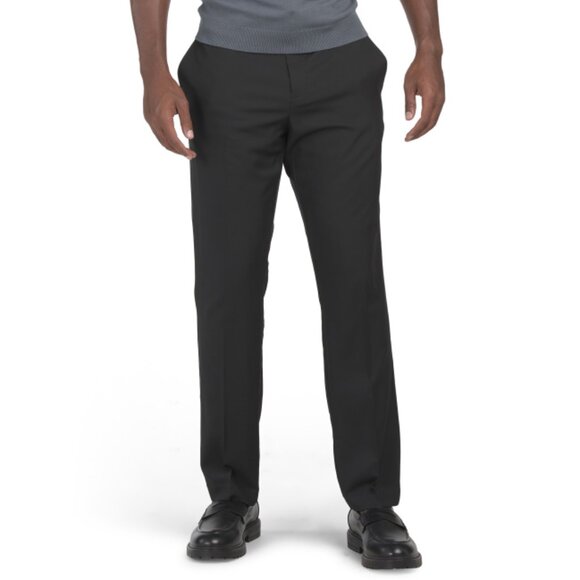 PERRY ELLIS PORTFOLIO Caviar Slim Washable Dress Pants - Picture 1 of 2